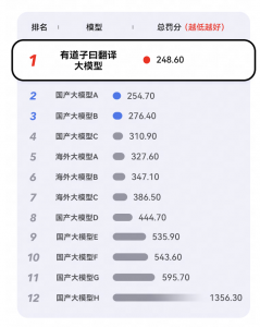 国产大模型再上一分！有道大模型翻译质量实测达全球第一