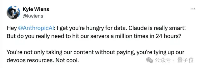 Claude团队引众怒，为爬数据不择手段，给爬虫改名字无视禁止规则