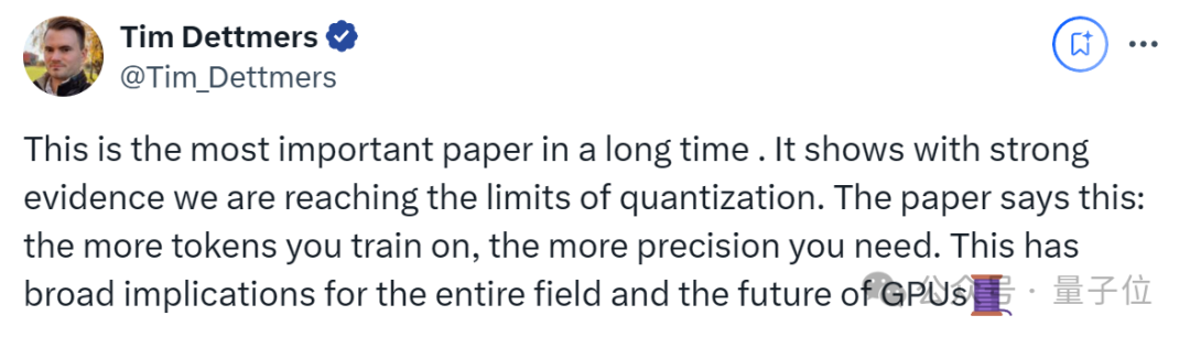 今日最热论文：Scaling Law终结，量化也不管用，AI大佬齐刷刷附议