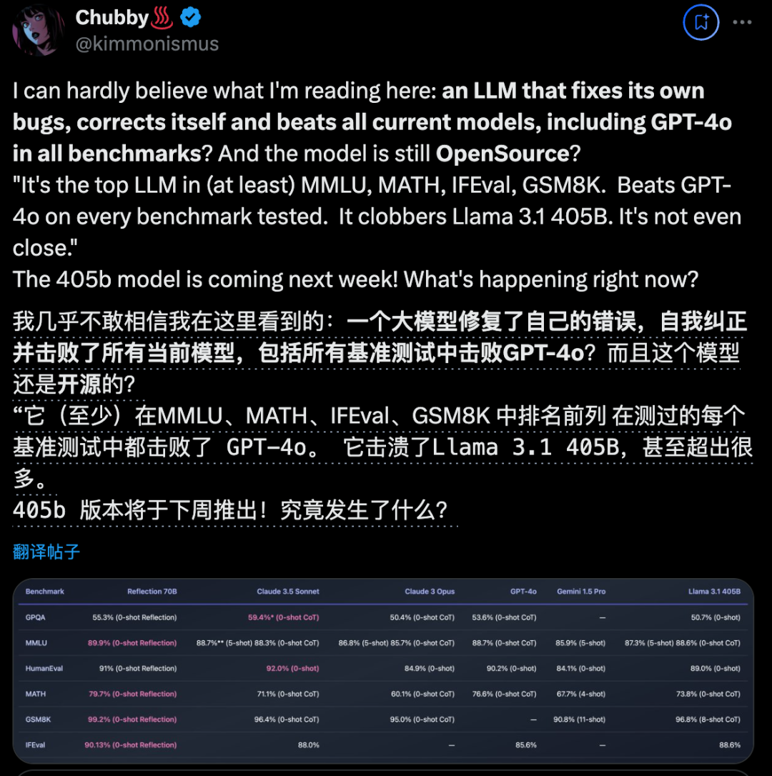 开源大模型新王干翻GPT-4o，新技术可纠正自己幻觉，数学99.2分刷爆测试集