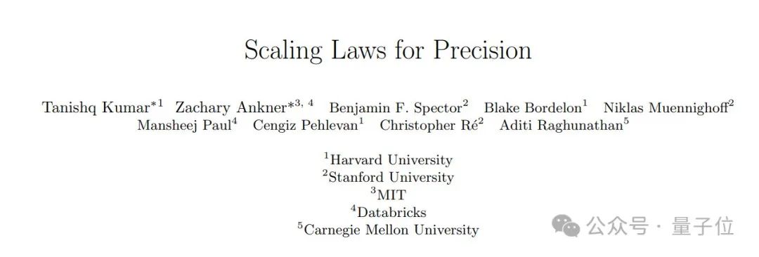 今日最热论文：Scaling Law终结，量化也不管用，AI大佬齐刷刷附议